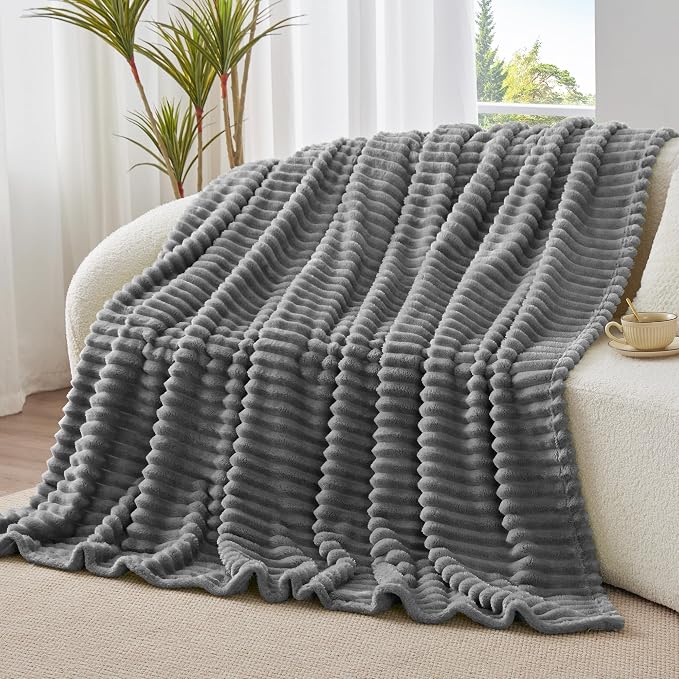BEDELITE Twin Blanket for Couch & Bed, 300GSM Soft & Warm Fleece Blanket - Image 8
