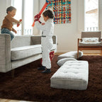 Amearea Premium Soft Fluffy Rug Modern Shag Carpet, 4x5.3 Feet, Fuzzy Shaggy - Image 4