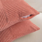 Fancy Homi 2 Packs Coral Lumbar Decorative Throw Pillow Covers 16x32 Inch - Image 4