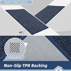 BEQHAUSE Kitchen Rugs and Mats 2PCS, Non-Slip Kitchen Mats - Image 4