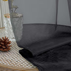 Gwine Sheer Black Curtains 96 Inches Long 2 Panels Set, Light Filtering Voile - Image 8