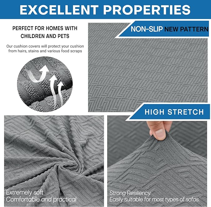 XINEAGE 2026 New 3 Pieces Couch Covers - Image 2