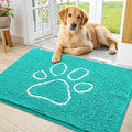 Smiry Dog Door Mat for Muddy Paws, Absorbent Dirt Trapper Non Slip Quick Dry by Smiry