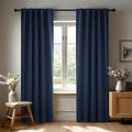 Deconovo Blackout Curtains, Thermal Insulated, W38 x L84 2 Panels, Back Tab by Deconovo