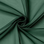 Kitchen Curtains 24 Inch Length Tier 2 Pieces, Hunter Green Sheer Curtain Solid - Image 9
