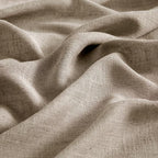 MIULEE Taupe Grey Linen Curtains 54 Inch Length 2 Panels - Image 4