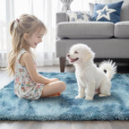 Rugs for Living Room 5x8, Alfombras para Salas Shag Large Plush Soft Area Rug - Image 2
