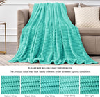 BEDELITE Fleece Throw Blanket for Couch – 3D Ribbed Jacquard Soft and Warm - Image 6