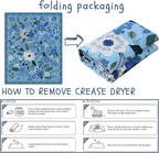 Rugcomf Door Mat Indoor Entrance 2x3 Rug Machine Washable Boho Floral Small - Image 6
