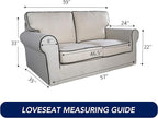 PureFit Reversible Quilted Sofa Cover, Water Resistant Slipcover Furniture - Image 6
