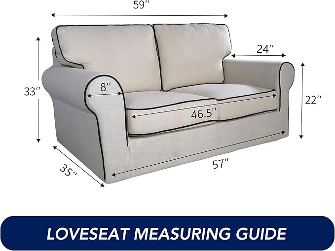 PureFit Super Stretch Sofa Slipcover – Spandex Non Slip Soft Couch Sofa Cover - Image 6