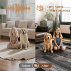 LIANLAM 6x9 Washable Area Rugs for Living Room and Bedroom, Vintage Checkered - Image 6