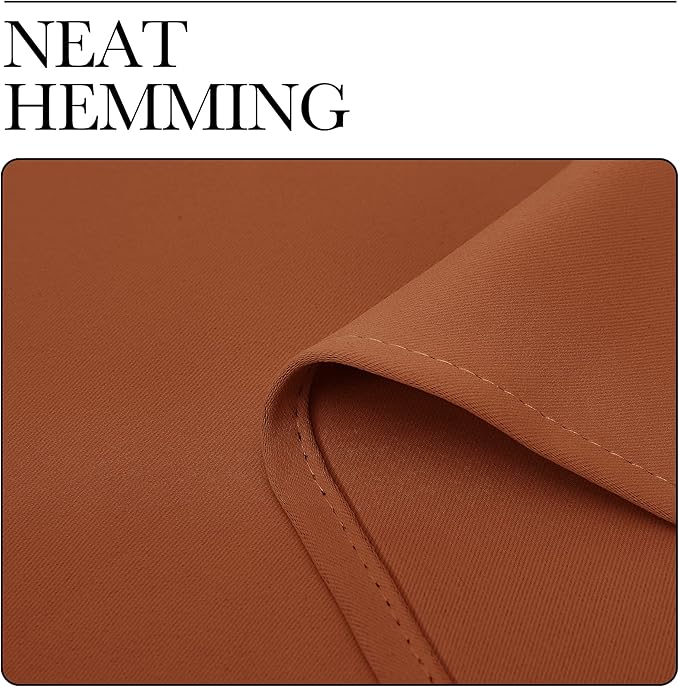 NICETOWN RV Blackout Curtains for Camper Windows, Burnt Orange, Kitchen Curtains - Image 6