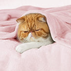 Bedsure GentleSoft Fleece Blanket Twin Size Pink - Image 2