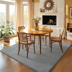 Amearea 6x6 Square Area Rugs for Bedroom Living Room, Modern Grey Thickened - Image 9