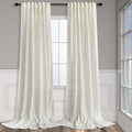 Pitalk Natural Linen Extra Long Curtains 120 Inch Length by Pitalk