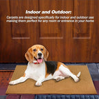 4 Pack Blank Door Mats, 30x17 Inch Artificial Coir Door Mats Outdoor - Image 7