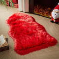 AMTOVO Faux Fur Rug, Fluffy Sheepskin Rug, Fuzzy Ultra Soft 2 x 4 ft Shag Rugs by AMTOVO