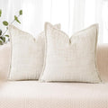 HPUK Fall Chenille Soft Throw Pillow Covers 18x18 Set of 2, Accent Cushion by HPUK