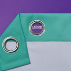Yakamok Ombre Teal and Purple Curtains - Image 4