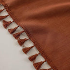 MYSKY HOME Semi Sheer Short Macrame Curtains - Image 9