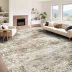 XLUEZ 9x12 Area Rug for Living Room, Washable Modern Abstract Large Area Rug by XLUEZ