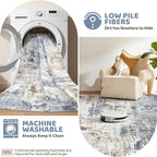 UERMEI 9x12 Area Rug Living Room Rugs Thickened - Image 6