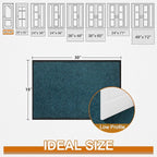 Mibao Front Door Mat, Dirt Trapper Welcome Mat - Image 2