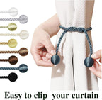 Curtain Tiebacks Outdoor Elegant Decorative Tie Backs Modern Rope Tiebacks - Image 4