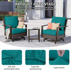 8Pcs Outdoor Cushion Covers, Patio Cushion Covers, Stretch Elastic Slipcovers - Image 3