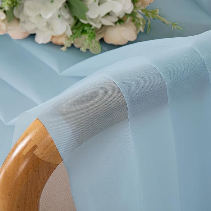 OWENIE Sheer Curtains 96 inches Long - Image 6