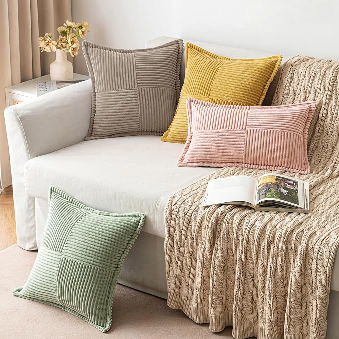 MIULEE Decorative Lumbar Throw Pillow Covers - Image 5
