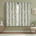 Floral Blackout Curtains Sage Green Printed Curtains Floral Blackout Curtains by Unknown