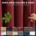 Joydeco Blackout Door Curtain for Doorway Privacy 78 Inches Long, Grommet - Image 7