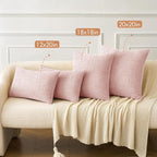 MIULEE Pack of 2 Couch Valentines Throw Pillow Covers 20x20 Inch Soft Spring - Image 4