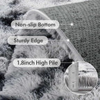 6x9 Ft Large Shag Rugs for Living Room Decor, Tie-Dyed Ultra Soft Fluffy Furry - Image 5