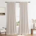 Guken 100% Blackout Curtains 120 Inch Length 2 Panels Set by Guken