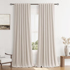 Guken 100% Blackout Curtains 108 Inch Length 2 Panels Set by Guken