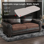 Leather Look Couch Cushion Covers Sofa Seat Slipcovers Sets Couches Furniture - Image 3