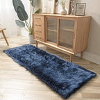 Ashler Faux Fur Rug, Fluffy Shaggy Area Rug, Ultra Soft 2.2 x 6 Feet Rectangle - Image 3
