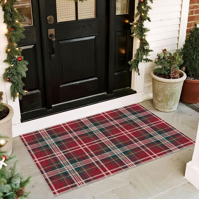 Christmas Front Door Mat Indoor Entrance by Othilic