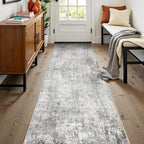 Washable Area Rugs 2'x8' Non-Slip Modern Abstract Soft - Image 2