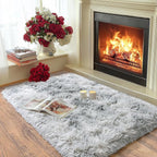 Pionblank Fluffy Small Rug for Bedroom 2x3 Feet, Shag Soft Area Rug, Modern - Image 3