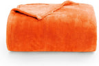 BEDELITE Fleece Blanket Twin Size Orange Throw Blanket - Image 8