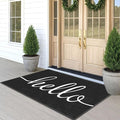EARTHALL Funny Hello Mats Outside/Inside 71"x47", Front Door Mat Outdoor by EARTHALL