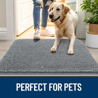 OLANLY Dog Door Mat for Muddy Paws 47x17, Absorbs Moisture and Dirt, Absorbent - Image 6