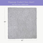 Bigacogo Chunky Knit Throw Blanket - Image 2