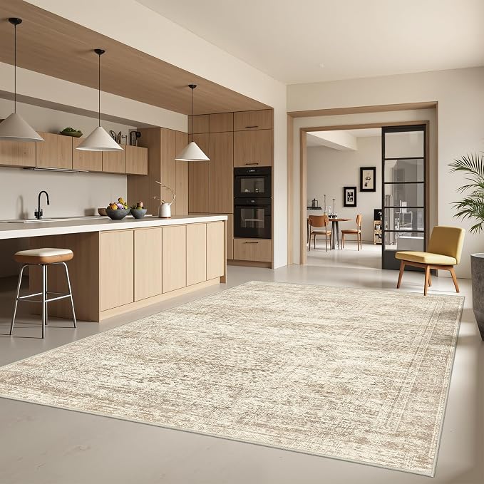 5x7 Area Rugs, Ultra-Thin Washable Rugs - Image 3