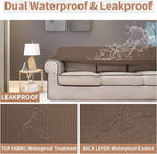Easy-Going 100% Waterproof Chair Couch Cover, Dual Waterproof Sofa Cover - Image 3