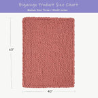 Bigacogo Chunky Knit Throw Blanket - Image 2